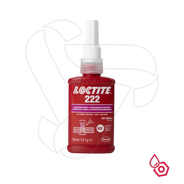Fijador de roscas de resistencia baja – LOCTITE 222